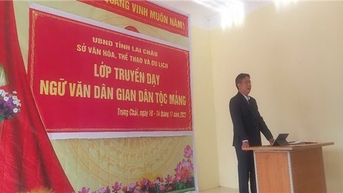Nậm Nhùn (Lai Châu) truyền dạy ngữ văn dân gian cho đồng bào dân tộc Mảng