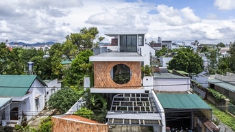 Kiểu thiết kế để nhà vườn hai tầng có vẻ ngoài ấn tượng