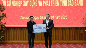 VIMC đồng hành cùng tỉnh Cao Bằng xây dựng cuộc sống tốt đẹp hơn