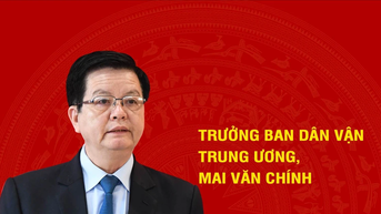 [Infographic] Tiểu sử Trưởng Ban Dân vận Trung ương Mai Văn Chính