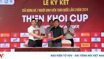40 đội bóng tham dự giải bóng đá 7 người sinh viên toàn quốc