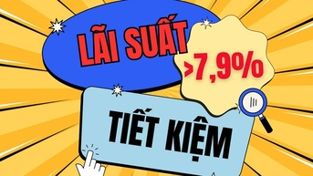 3 ngân hàng có lãi suất cao hơn 7,9% khi gửi tiết kiệm 13 tháng