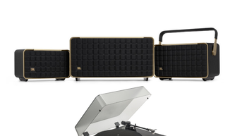 Dòng loa Authentics và đầu đĩa than Spinner BT với thiết kế cổ điển kết hợp hiện đại