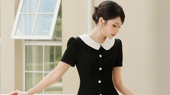 Mê đắm mọi ánh nhìn khi diện trang phục trắng đen