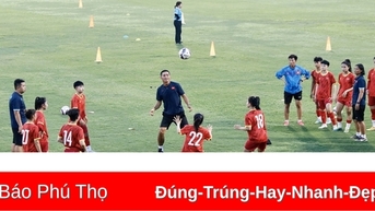 ក្រុមនារី U20 វៀតណាមចាប់ផ្តើមហ្វឹកហាត់នៅកីឡដ្ឋាន Viet Tri