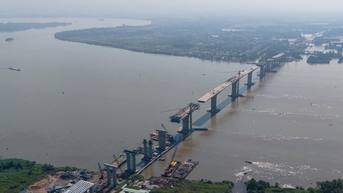 Cầu nối Đồng Nai và TP.HCM qua Vành đai 3 chuẩn bị hợp long