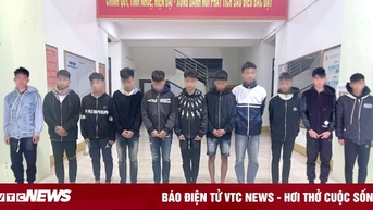 11명의 청소년이 지나가는 사람들을 베기 위해 다른 지역으로 칼을 운반한 혐의로 체포되었습니다.
