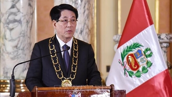 Chủ tịch nước Lương Cường và Tổng thống Peru gặp gỡ báo chí