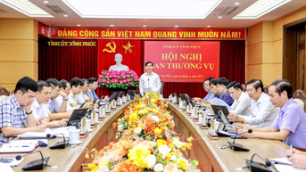 Phân công Trưởng Ban Tuyên giáo Tỉnh ủy làm Ủy viên Thường trực Ban Thường vụ Tỉnh ủy Vĩnh Phúc