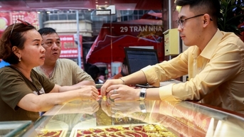 តម្លៃមាសបានធ្លាក់ចុះនៅថ្ងៃនេះ មាស SJC បានធ្លាក់ចុះមកនៅត្រឹម 89.60 លានដុង/tael