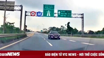 Phạt 17 triệu đồng tài xế ô tô đi ngược chiều trên cao tốc Nội Bài - Lào Cai