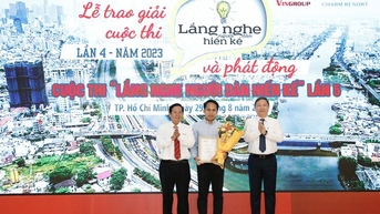 Lễ trao giải cuộc thi 'Lắng nghe người dân hiến kế' lần 4