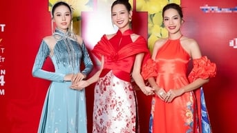 Hoa hậu Bảo Ngọc, Hoàng Phương, Ngọc Hằng tham gia “Lễ hội Tết Việt 2024”