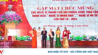 Hải Phòng vinh danh các Nghệ sĩ nhân dân, Nghệ sĩ ưu tú năm 2024