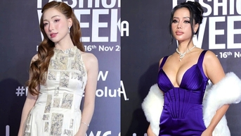 Hòa Minzy và dàn mỹ nhân mặc đồ gợi cảm đi dự show thời trang