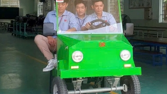 Hơn 4 năm, xe điện sinh viên Cần Thơ chế tạo vẫn hoạt động tốt