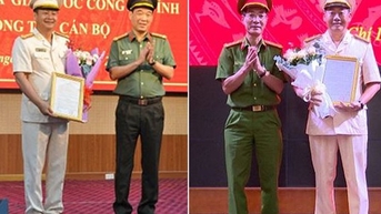 2 trưởng công an thành phố thôi làm nhiệm vụ công an, chuyển sang ngành khác