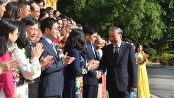 Tổng Bí thư, Chủ tịch nước Tô Lâm gặp mặt đoàn đại biểu phong trào thi đua “Tham mưu giỏi, phục vụ tốt”