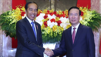 Chủ tịch nước Võ Văn Thưởng chủ trì lễ đón chính thức Tổng thống Indonesia