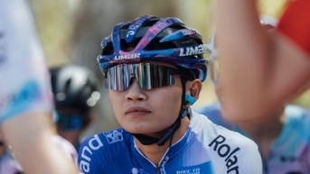 VĐV đua xe đạp Nguyễn Thị Thật thi đấu trải nghiệm tại Giro d"Italia Donne 2023