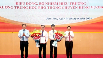 Trưởng phòng GD-ĐT giữ chức hiệu trưởng THPT Chuyên Hùng Vương