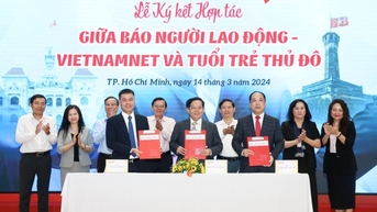 Báo Người Lao Động, Báo VietNamNet, Báo Tuổi trẻ Thủ đô hợp tác đẩy mạnh hoạt động chuyển đổi số