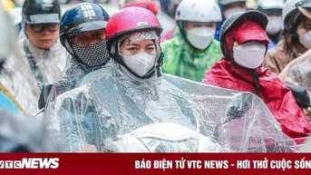 Miền Bắc nhiệt độ giảm mạnh, nhiều nơi mưa to