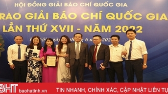Hà Tĩnh giành 1 giải C và 1 giải khuyến khích Giải Báo chí quốc gia