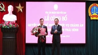 Ông Đỗ Mạnh Tăng được bổ nhiệm làm Chánh án TAND tỉnh Thái Bình