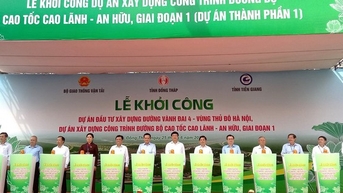 Khởi công tuyến cao tốc An Hữu