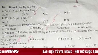 Học sinh chọn 4 x 8, đáp án 8 x 4, cách tính nào mới chuẩn?