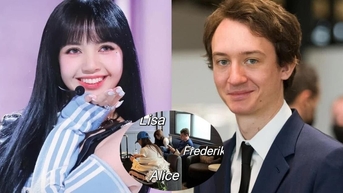 Lộ ảnh Lisa (BlackPink) và con trai tỷ phú ở phòng chờ sân bay