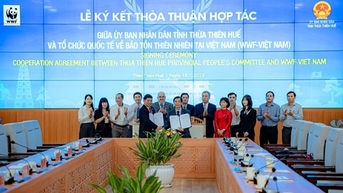 WWF Việt Nam - Thừa Thiên Huế hợp tác bảo tồn đa dạng sinh học và phát triển bền vững