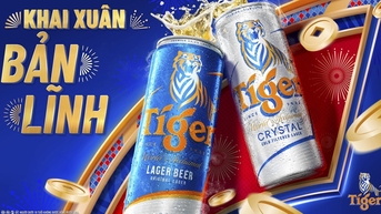 Tiger Beer chuyển mình bản lĩnh với diện mạo mới