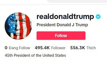 Ông Trump tham gia TikTok