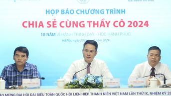 Mở rộng đối tượng được tuyên dương trong chương trình "Chia sẻ cùng thầy cô"