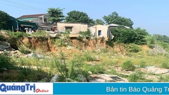 Đề xuất Chính phủ hỗ trợ 750 tỉ đồng xử lý sạt lở bờ sông Thạch Hãn đoạn qua thị xã Quảng Trị và huyện Triệu Phong