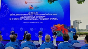 Lễ công bố biểu tượng hữu nghị quốc tế TP. Hồ Chí Minh