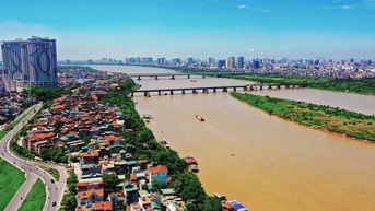 Sớm cụ thể hóa quy hoạch hai bên bờ sông Hồng