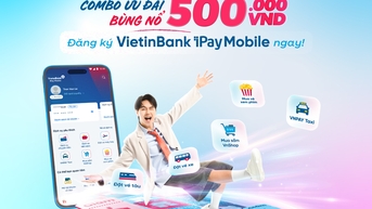 Đăng ký iPay - Combo 500.000 VND tặng ngay