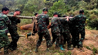 Hủy nổ thành công quả bom nặng 300kg ở Bắc Kạn