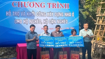 Khởi công xây dựng nhà cho 11 hộ nghèo tại huyện Đại Từ