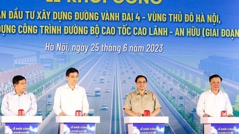 Chính thức khởi công siêu dự án Vành đai 4