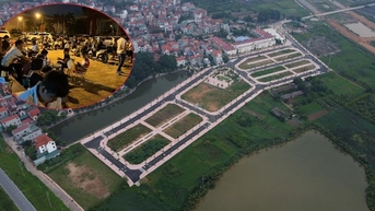 Xuyên đêm đấu giá đất huyện ven Hà Nội, lô cao nhất trả 133,3 triệu đồng/m2