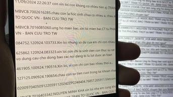 8.000 đồng và lời xin lỗi nghẹn lòng trong bản sao kê tiền ủng hộ