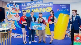 Săn xe máy Yamaha cực dễ với nắp lon Pepsi 7UP Mirinda