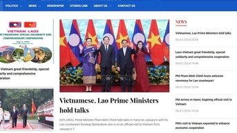 Báo chí Lào đưa tin đậm nét về quan hệ đặc biệt Lào - Việt Nam