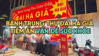 Thận trọng khi mua bánh Trung thu đại hạ giá