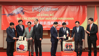 Vietjet công bố đường bay thẳng đầu tiên giữa Việt Nam và Hiroshima