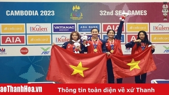 Cùng các đồng đội phá kỷ lục SEA Games, Cao Thị Duyên giành HCV thứ 2 môn lặn